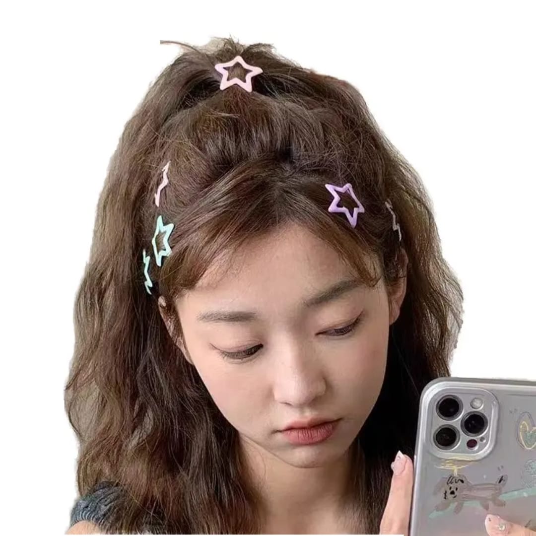 10 Pcs star pins card