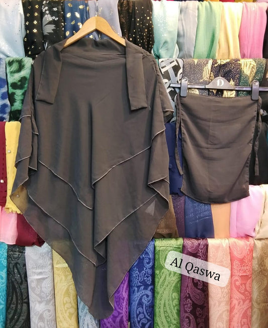 3 PCS LAYER HIJAB SET