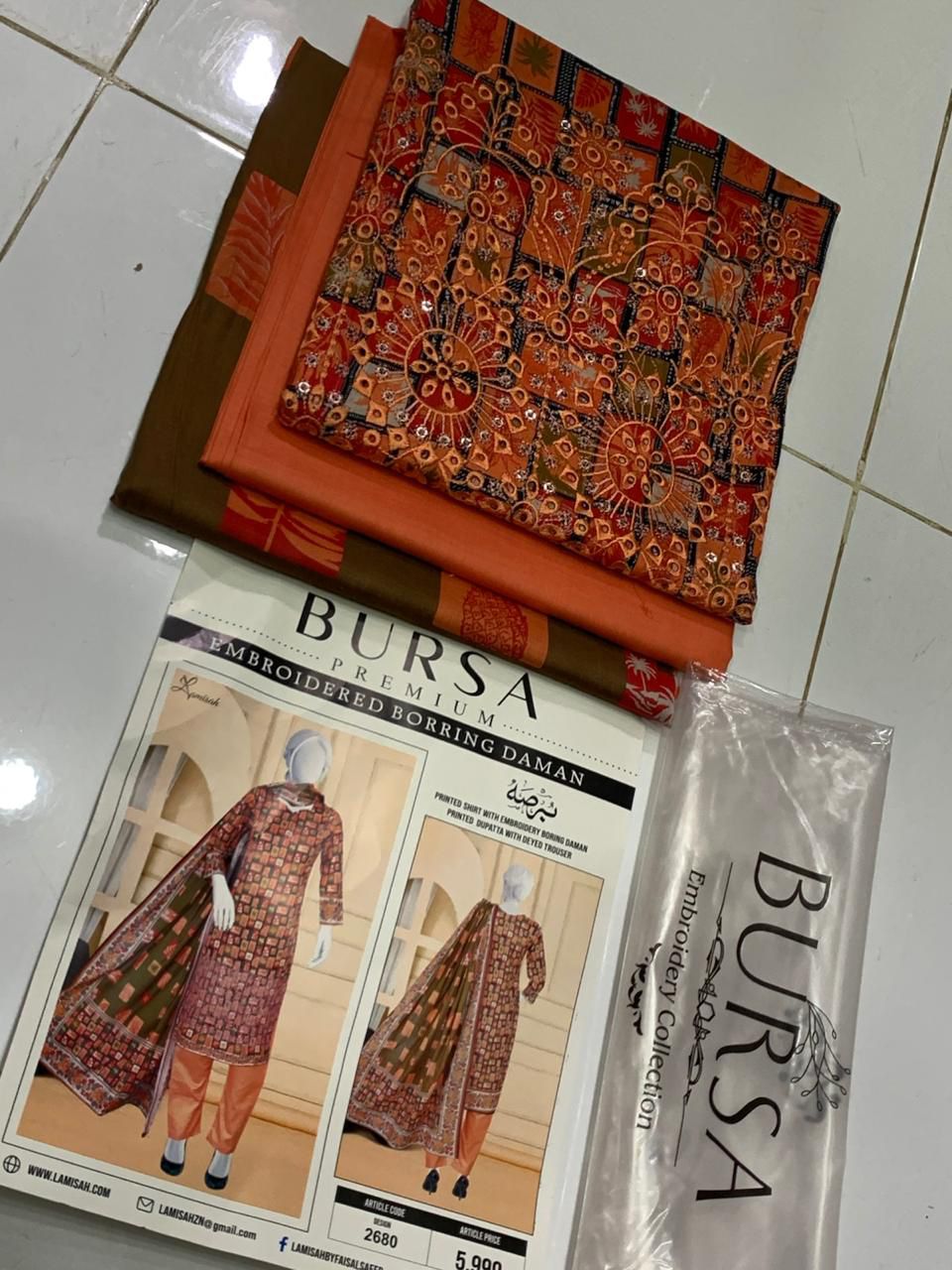 BURSA Daman Embroidered Collection