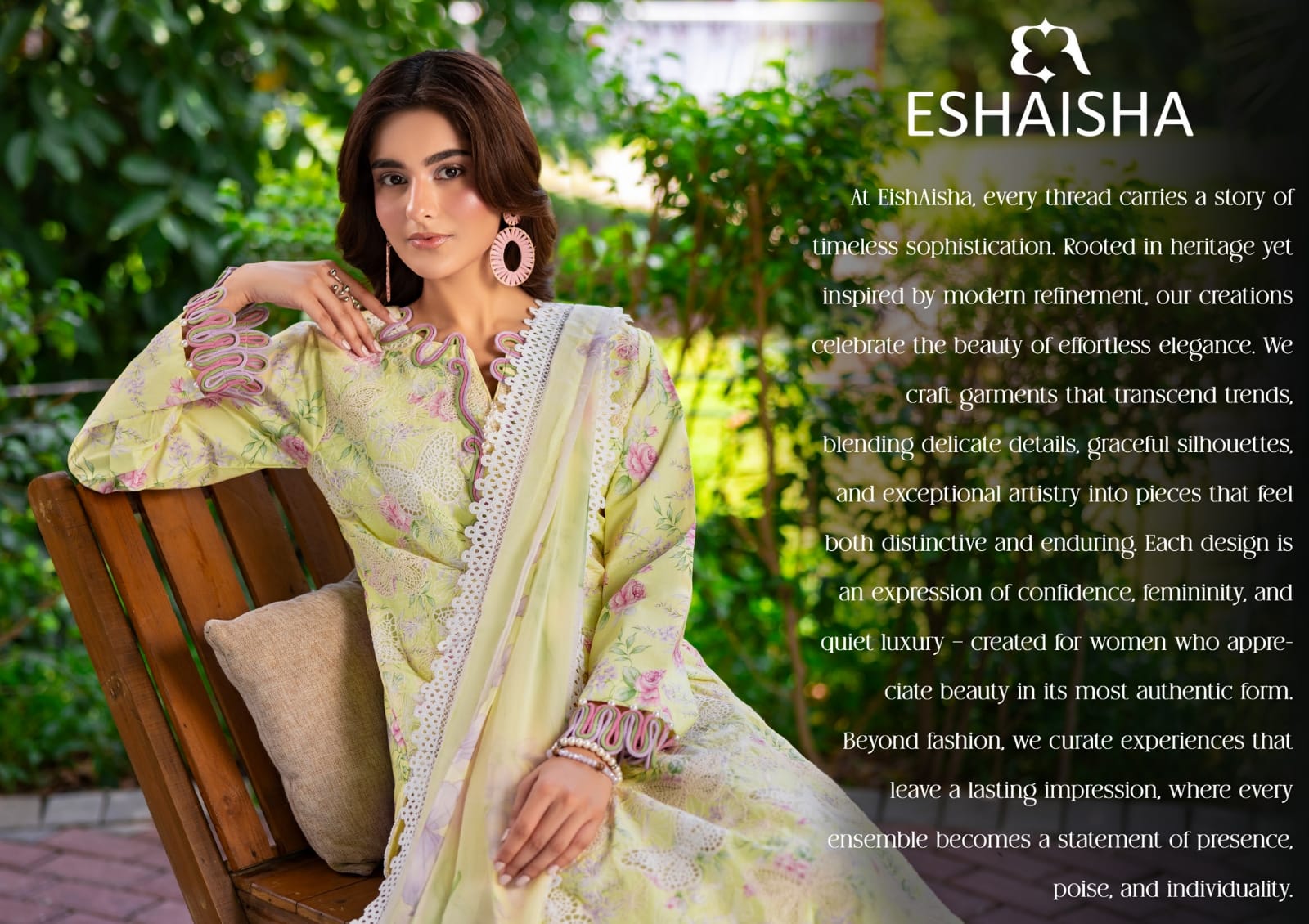 ESHAISHA PRINTED LAWN EMBROIDERED COLLECTION VOL-3