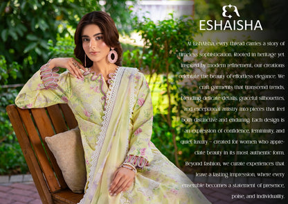 ESHAISHA PRINTED LAWN EMBROIDERED COLLECTION VOL-3