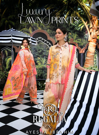 AYESHA IBRAHIM LUXURY LAWN PRINTS