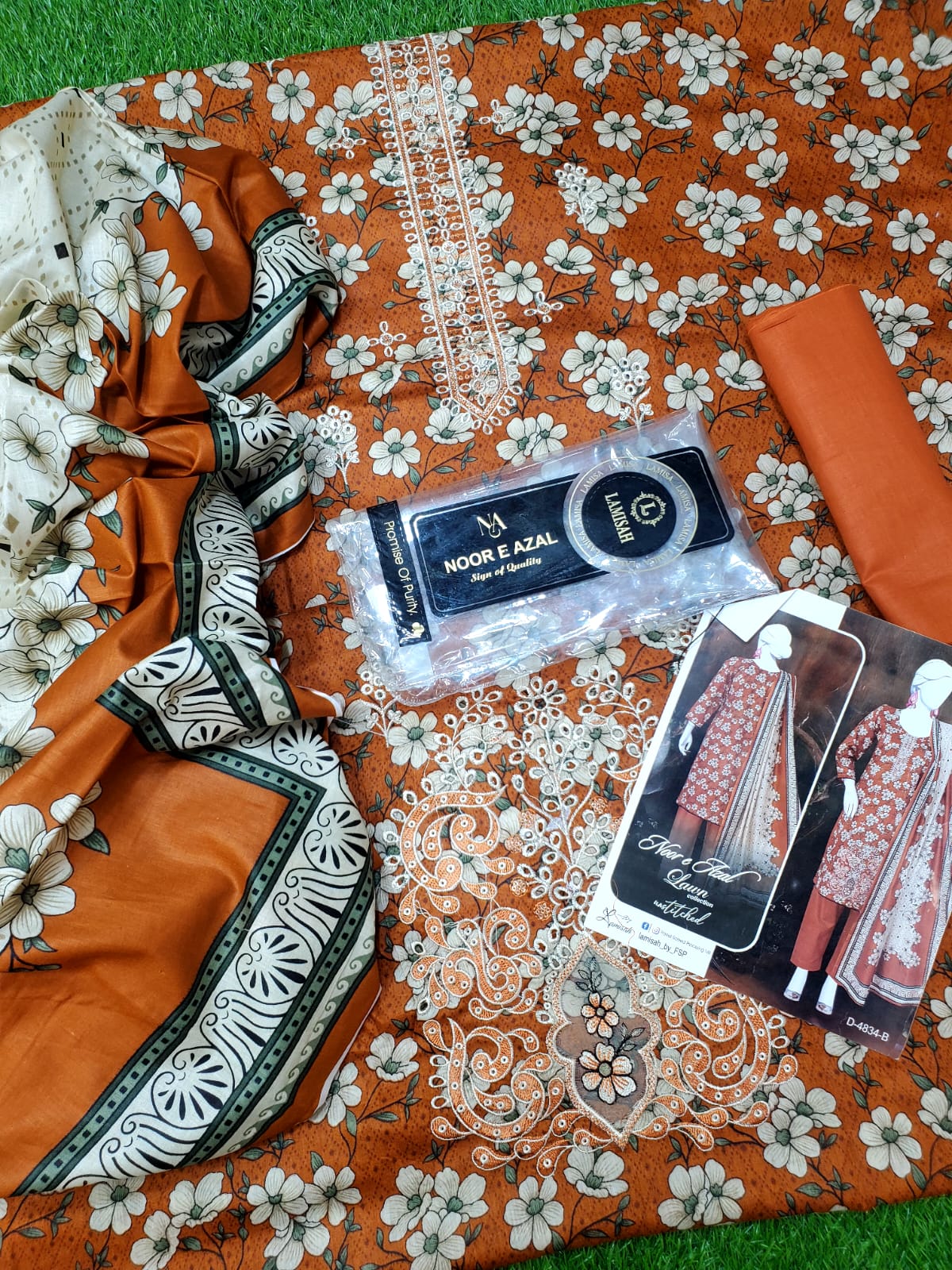 NooR Azal Embroidered 3 Pcs Collection