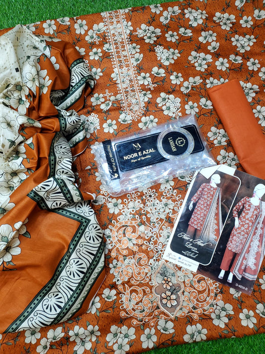 NooR Azal Embroidered 3 Pcs Collection