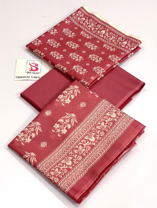 PRINTED DIGITAL LAWN COLLECTION BY BIN SAEED
