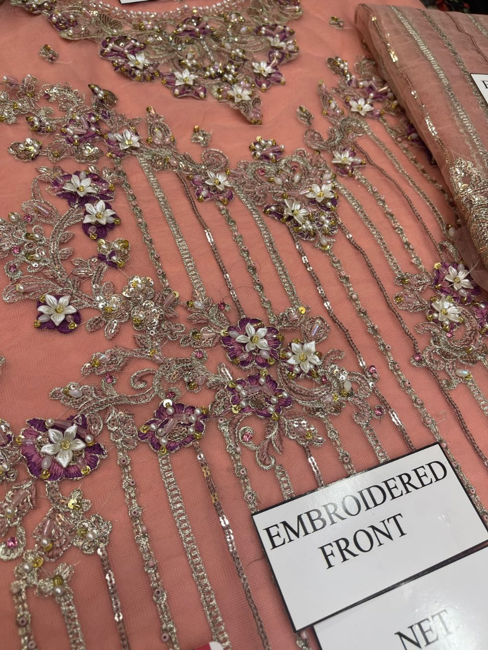 Imrozia Net Embroiderey Collection