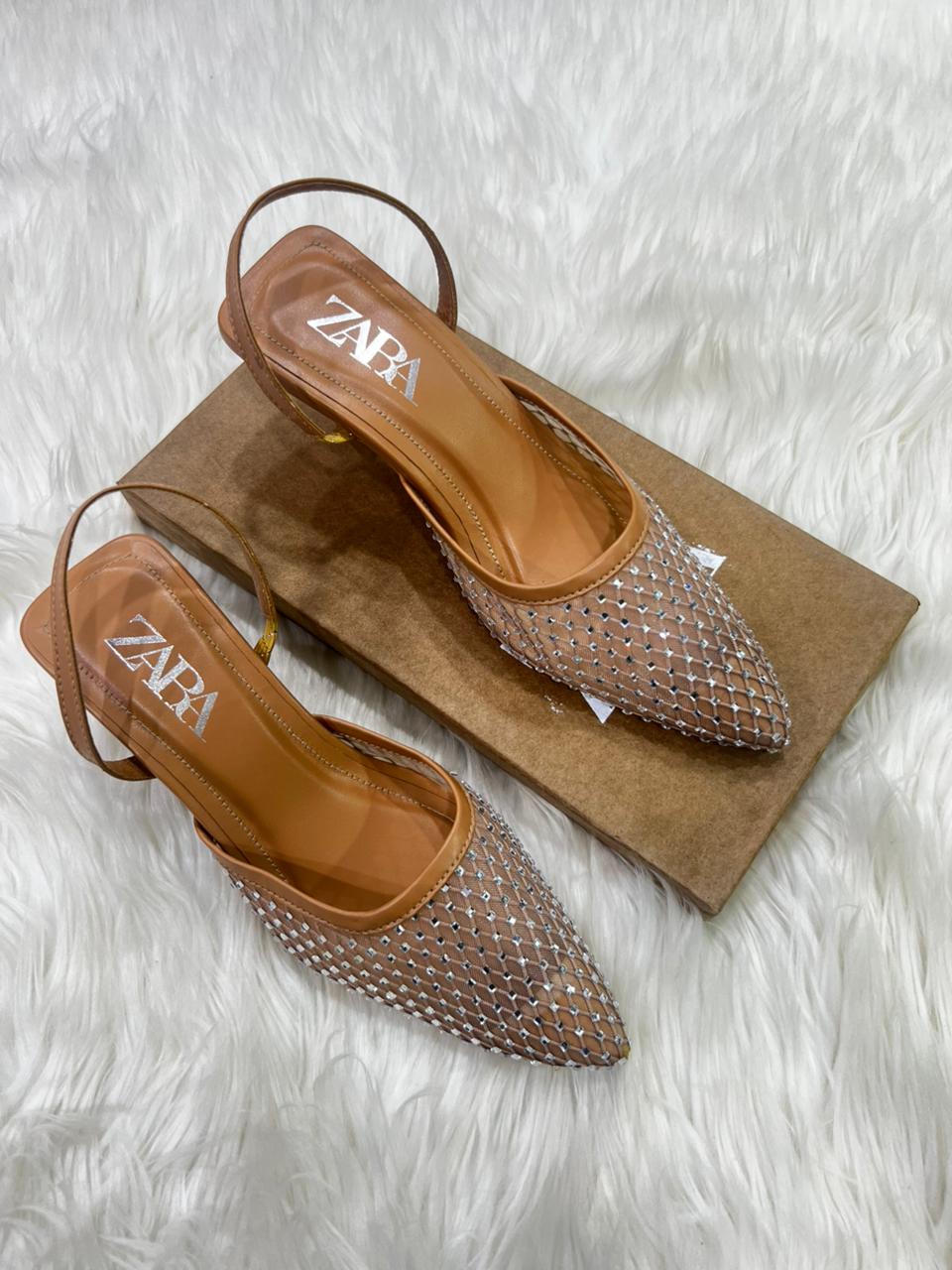 Zara stone heel