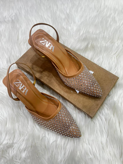 Zara stone heel