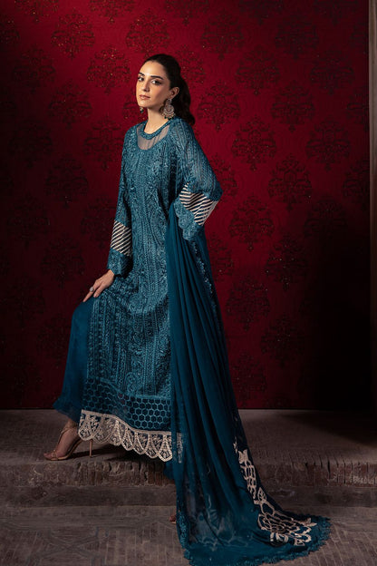 Azure Chiffon Embroidered  Collection