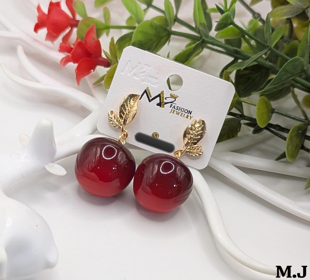 CHINA CHERRY 🍒 EARRINGS