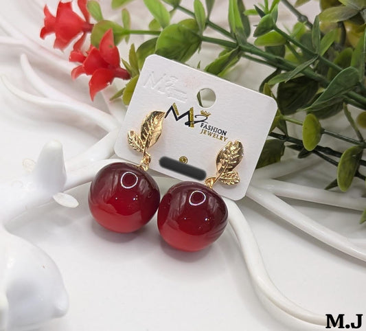 CHINA CHERRY 🍒 EARRINGS