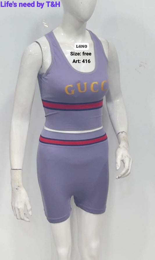 Sports bra with boxer