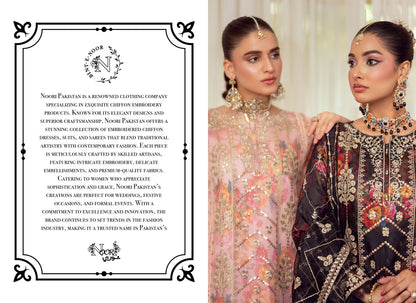 BINT-E-NOOR ORGANZA Embroidered  ZORALINE