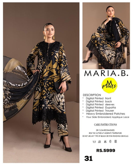 Maria-B Mprint Lawn Collection MPT-V28-09B