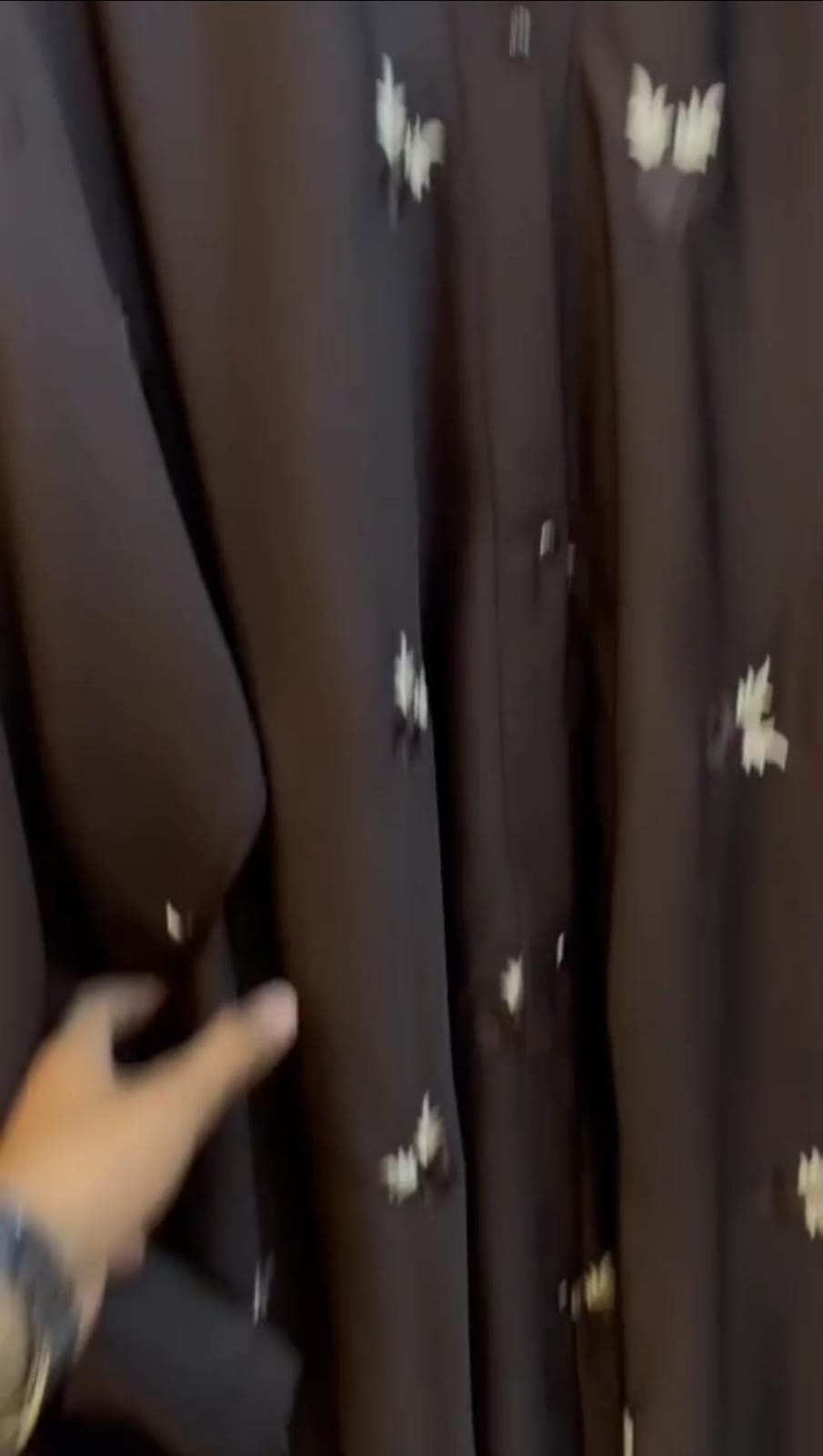 XL Size Embroidered Abaya