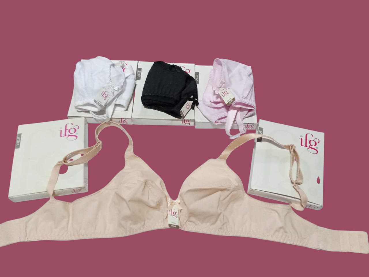 IFG Brand Classic Pure Cotton Bra