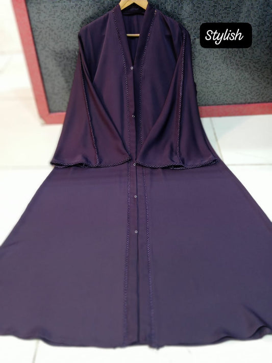 Front Open Abaya