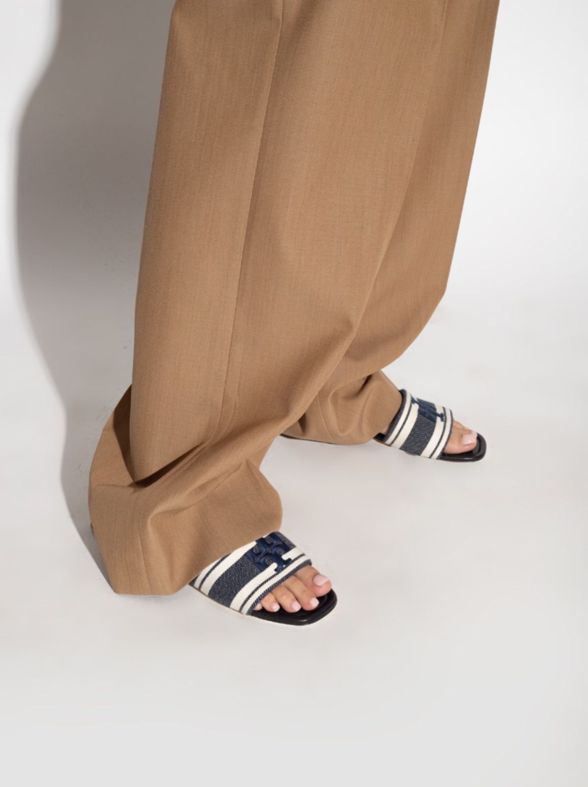 Tory Burch Embroidery Flat Slipper