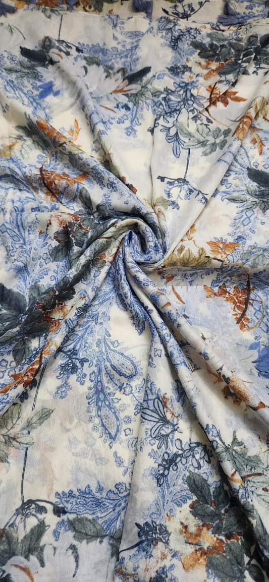 Printed china lawn