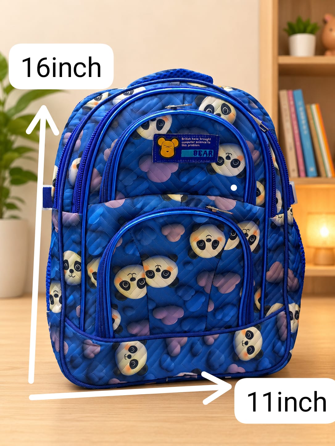 Panda Printed Backpack For boys & Girls