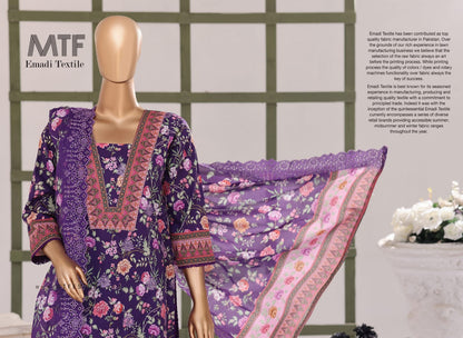 Samira Digital Printed Embroidered Chikankari Lawn Collection