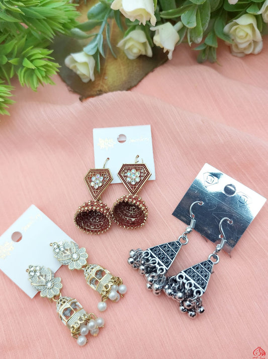 3 Pc Indian Jhumki