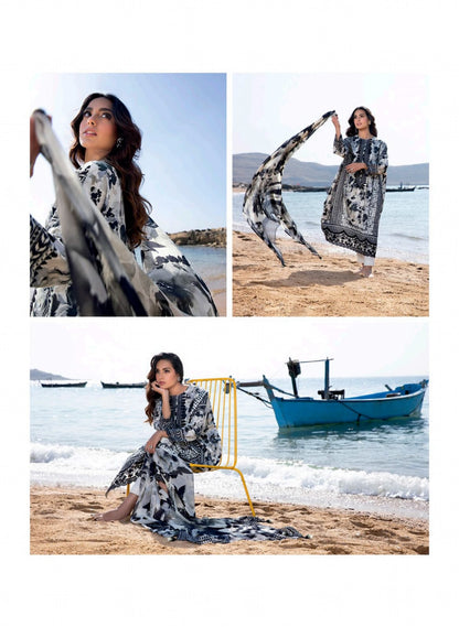 Sapphire 3 Pcs Summer Lawn Collection