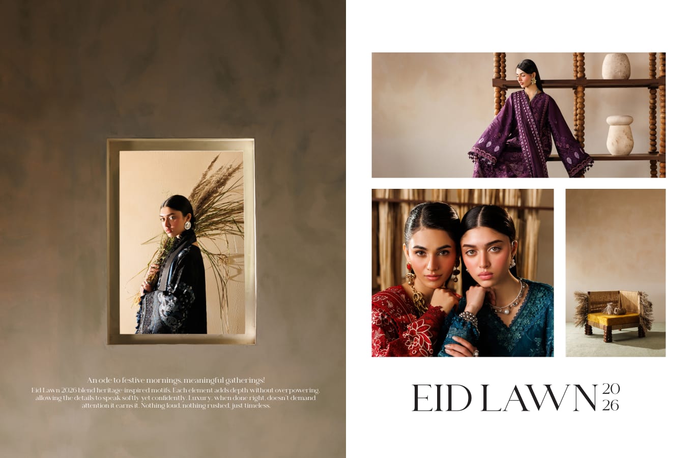 BAROQUE Embroidered LAWN 26 Eid Collection