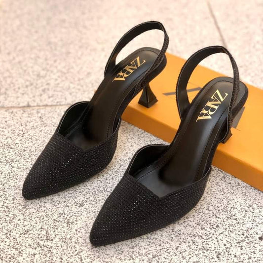 ZARA Stone heels