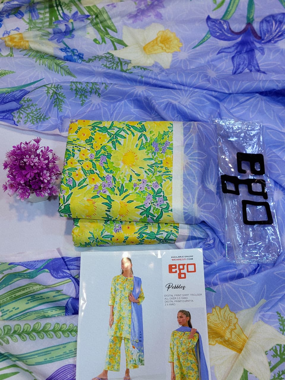 Mix Brand 3 Pcs Lawn Printed Suit
