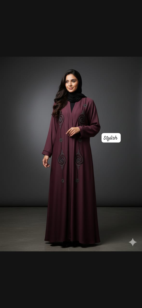 Front open Abaya