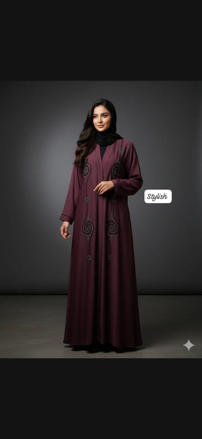 Front open Abaya