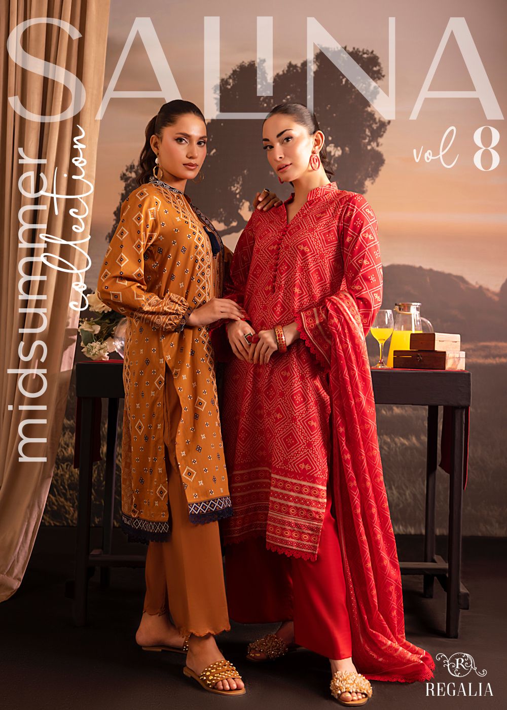 SALINA Digital Printed MID SUMMER CAMBRIC Collection