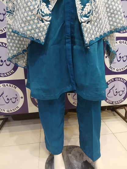 AZURE CHIFFON EMBROIDERED COLLECTION