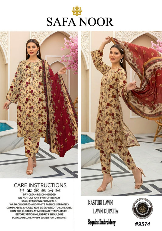 BRANDED PRINTED KASTURI Cotton