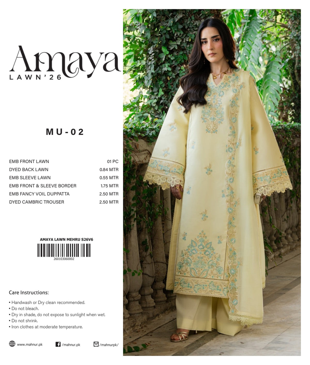 AMAYA LAWN 26 MAHNUR