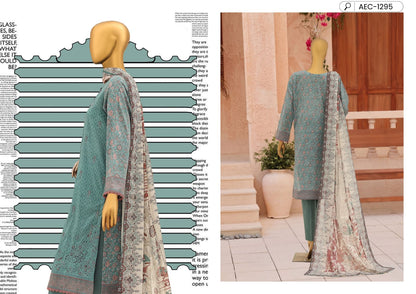 ASASA Digital Printed Embroidered Collection