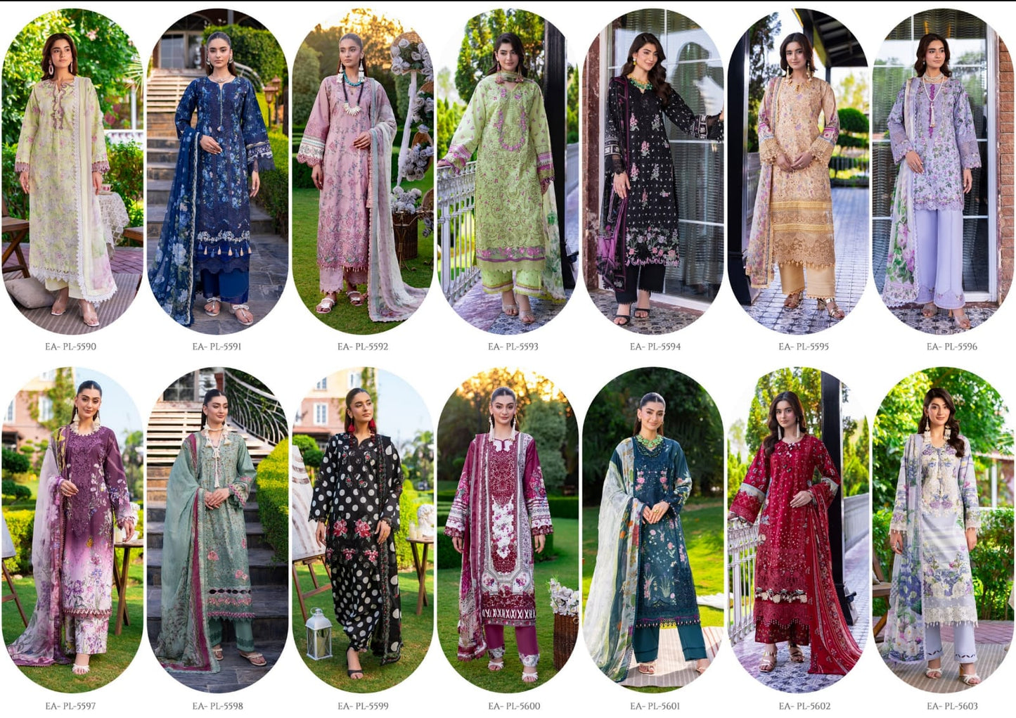 ESHAISHA PRINTED LAWN EMBROIDERED COLLECTION VOL-3