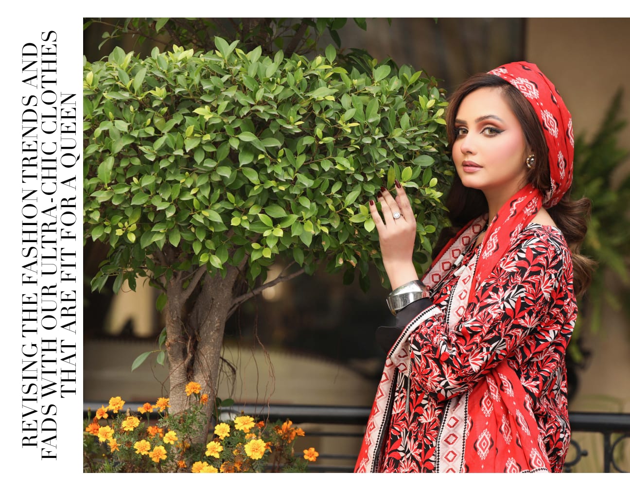 Bin Naeem DIGITAL PRINTED LAWN platinum