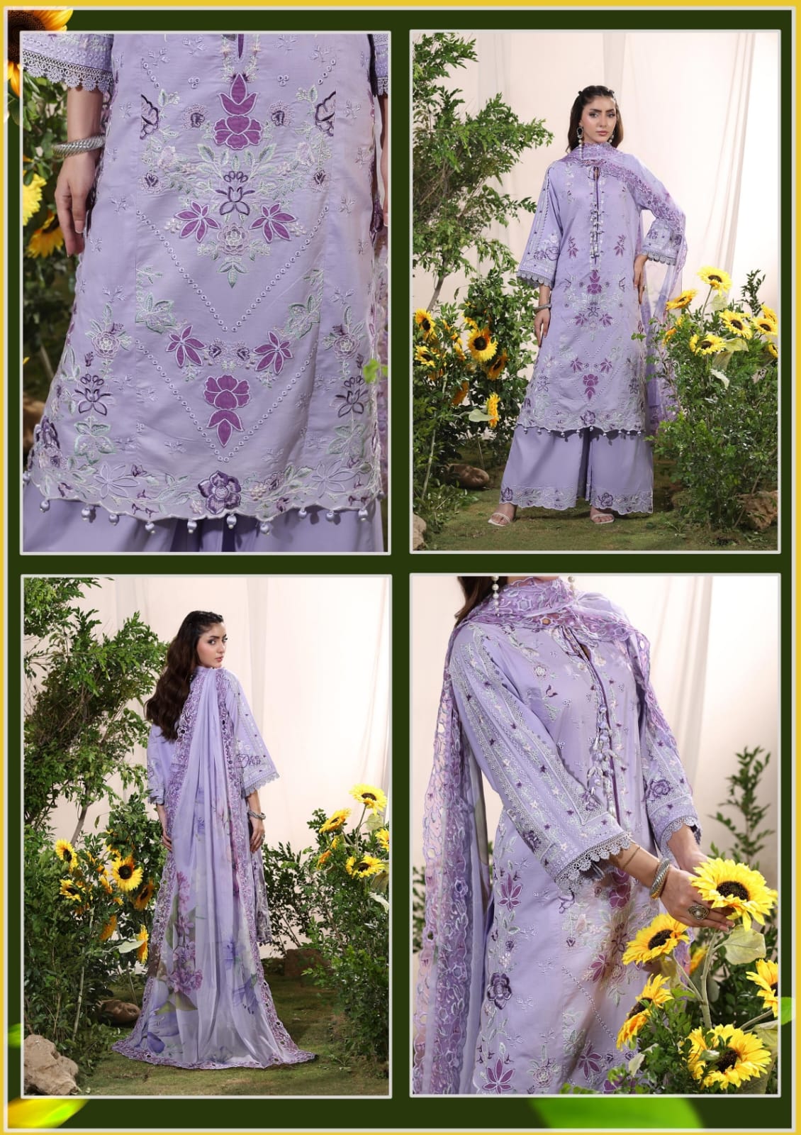 IRHA  GUZEL  Luxury Cotton 3 Pc Stitched Collection