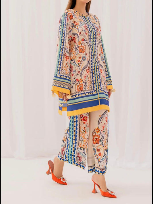 Floral Digital Printed