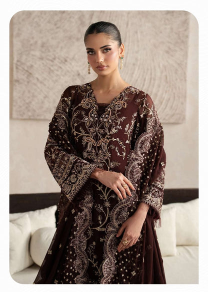 Gulaal Unstitched Embroidered Chiffon
