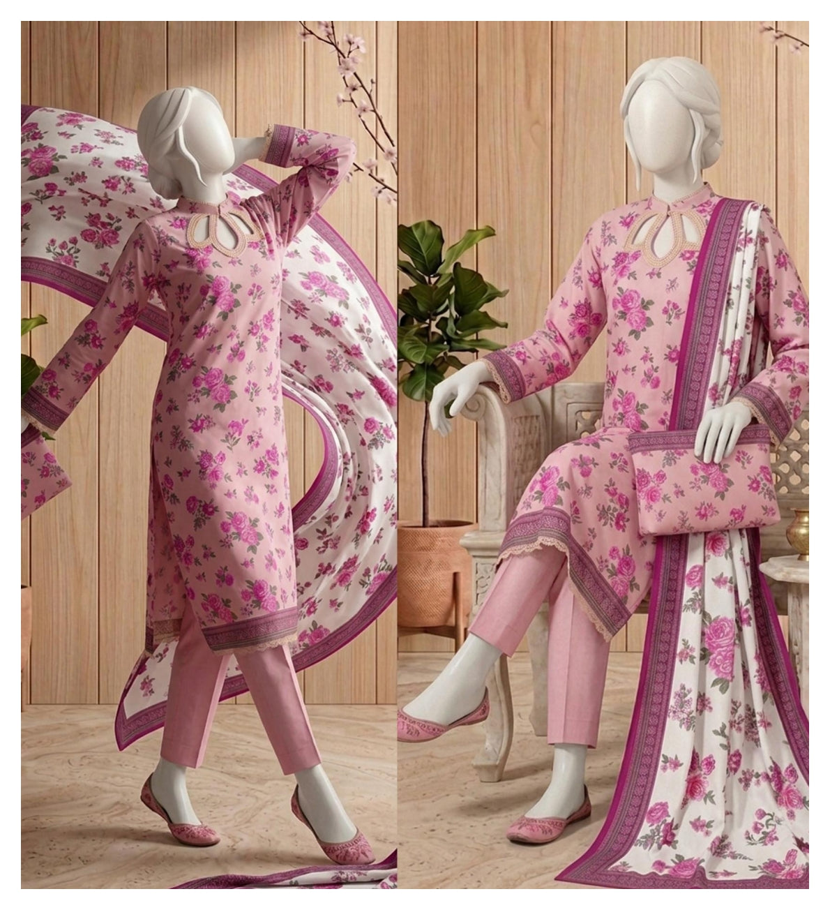 RANG-E-BAHAR Digital Printed Lawn 3 Piece Collection Vol-1 2026