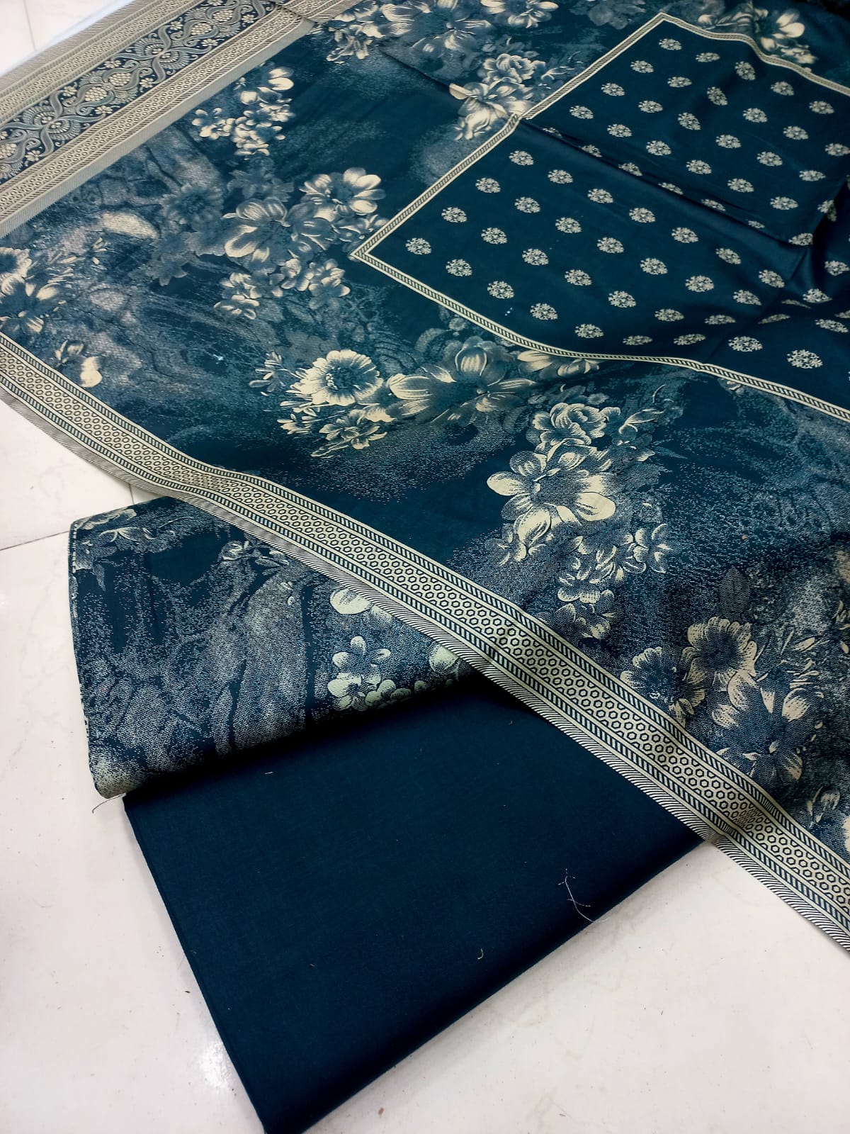 Mix Brand 3 Pcs Printed Cotton