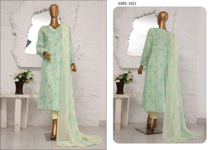 Mother's Embroidered Bamber Chiffon Dupatta