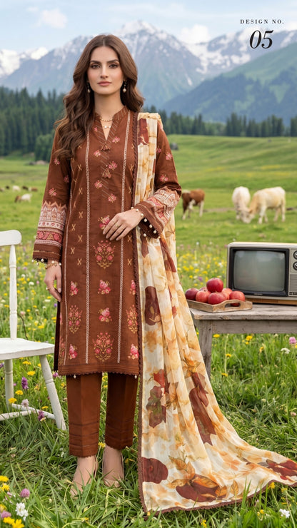 COLORS DIGITAL PRINTED LAWN CHIFFON DUPATTA EDITION