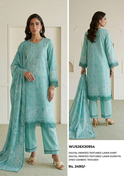 ZELLBURY LAWN Printed 3 PIECE Collection VOL-6 2026