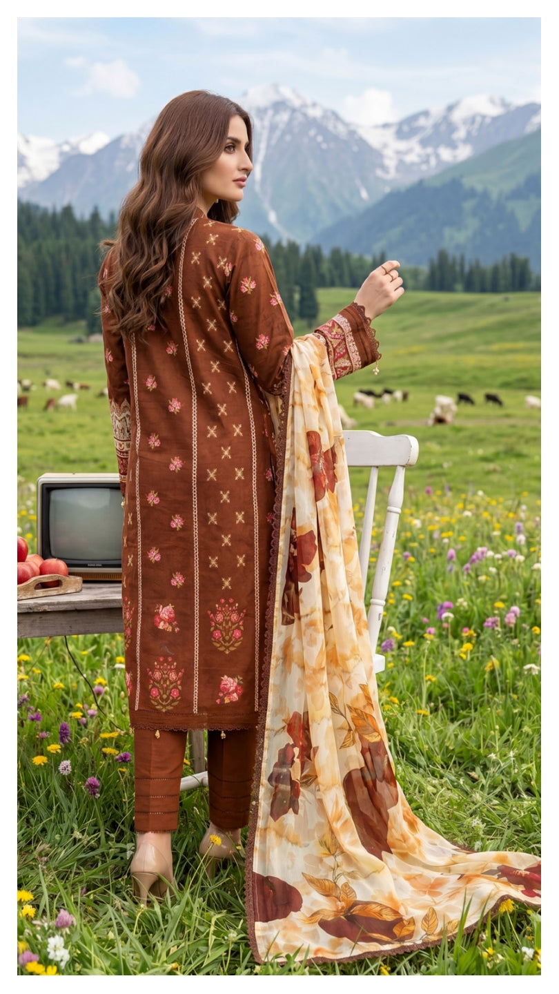 COLORS DIGITAL PRINTED LAWN CHIFFON DUPATTA EDITION
