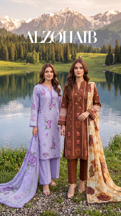 COLORS DIGITAL PRINTED LAWN CHIFFON DUPATTA EDITION
