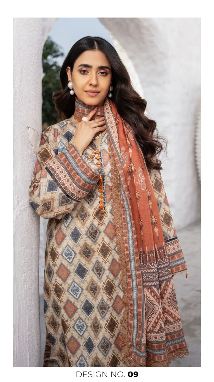 Colors Digital Printed Lawn